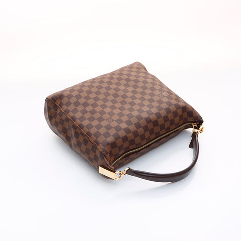 ルイ・ヴィトン LOUIS VUITTON ダミエ ポートベロー PM ハンドバッグ ブラウン WS7398