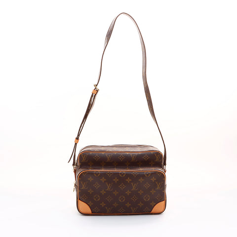 ルイ・ヴィトン LOUIS VUITTON モノグラム　ナイル ショルダーバッグ ブラウン WS7399