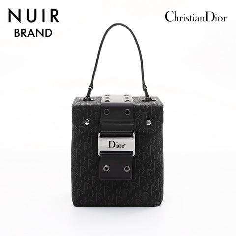 Christian Dior Mini Vanity Handbag Black WS7403