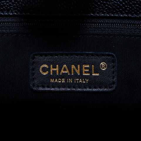 シャネル CHANEL 12番台 キャビアスキン チェーン ショルダーバッグ ブラック WS7407