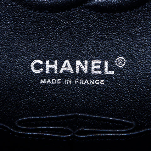 Chanel Chanel n ° 22 Motif MOTIF DOUBLE SAGLE SAUVEUR SALLE DE CHAMPE DE REGLAGE NOIR WS7408