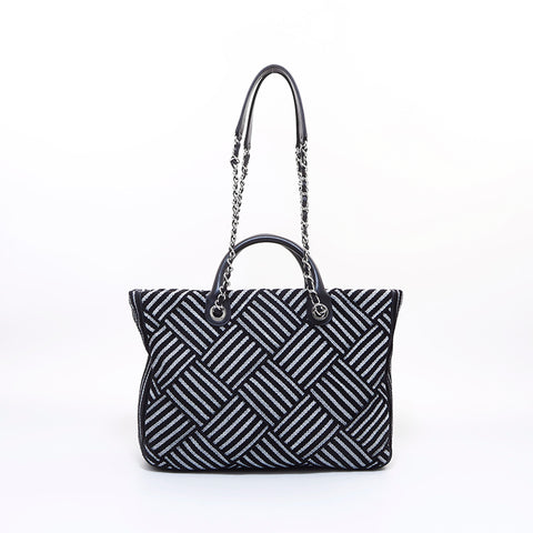 Chanel Chanel 22. 2way Handtasche Schwarz Silber WS7409