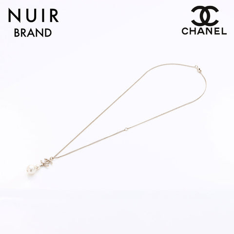 シャネル CHANEL B19ココマークパール ラインストーン ネックレス ゴールド WS7416 – NUIR VINTAGE