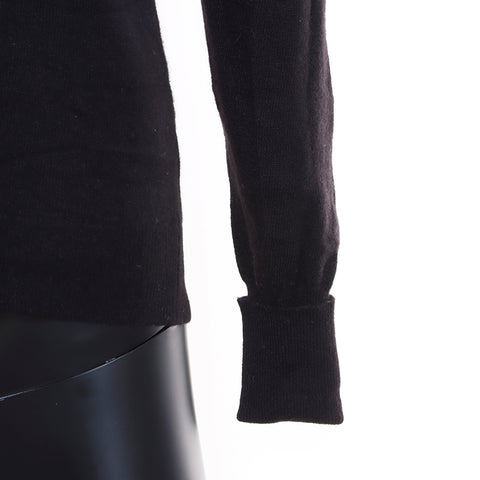 香奈儿可可商标尺寸：40 V-Neck 97A毛衣黑色WS7428