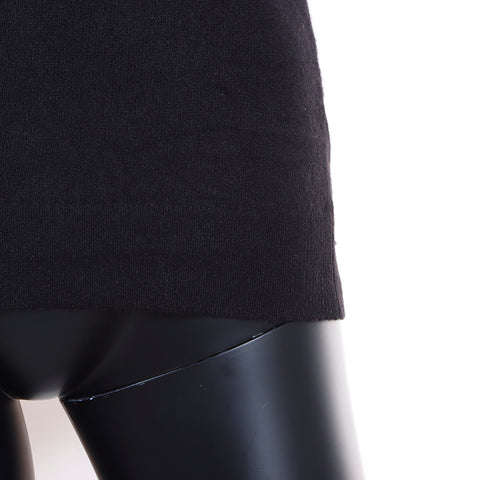 香奈儿可可商标尺寸：40 V-Neck 97A毛衣黑色WS7428