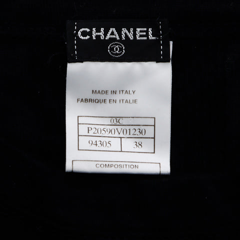 シャネル CHANEL 半袖 Size:38 セーター ブラック WS7429