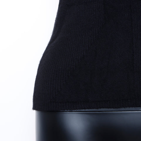 シャネル CHANEL 半袖 Size:38 セーター ブラック WS7429
