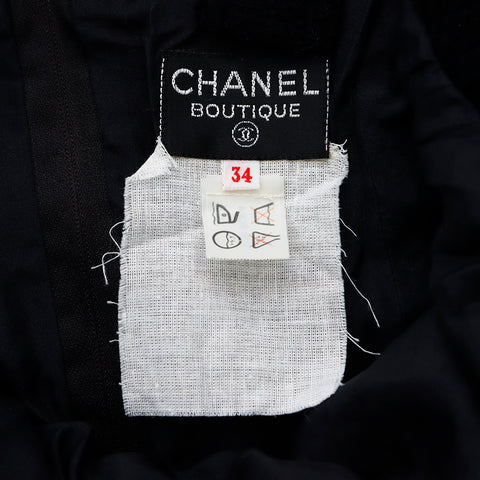 シャネル CHANEL ノースリーブ Size:34 ワンピース ブラック WS7433