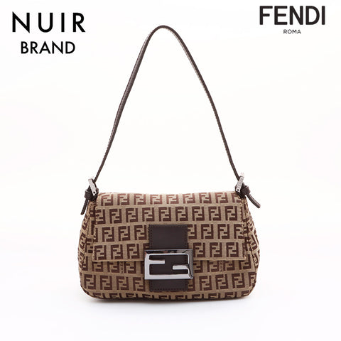FENDI Zucca Handbag Beige WS7444