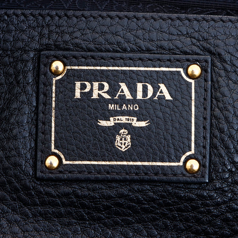 プラダ PRADA ボストン ハンドバッグ ブラック WS7451