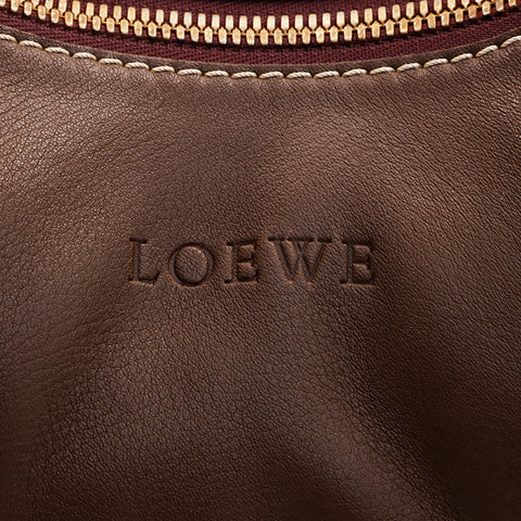 ロエベ LOEWE ワンショルダー ショルダーバッグ ブラウン WS7456