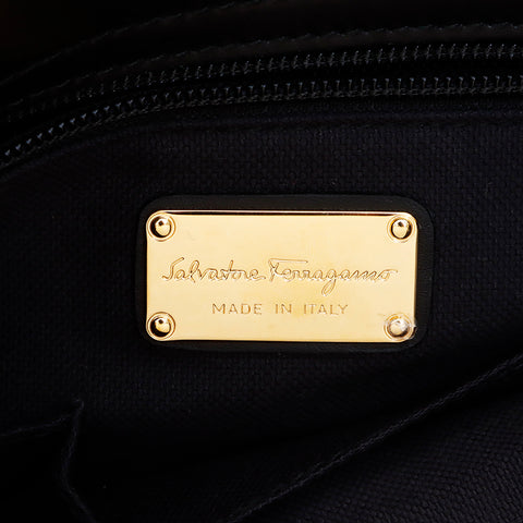 サルヴァトーレフェラガモ Salvatore Ferragamo ハンドバッグ ブラック WS7458