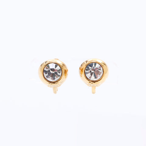 Boucle d'oreille strass CELINE or WS7474