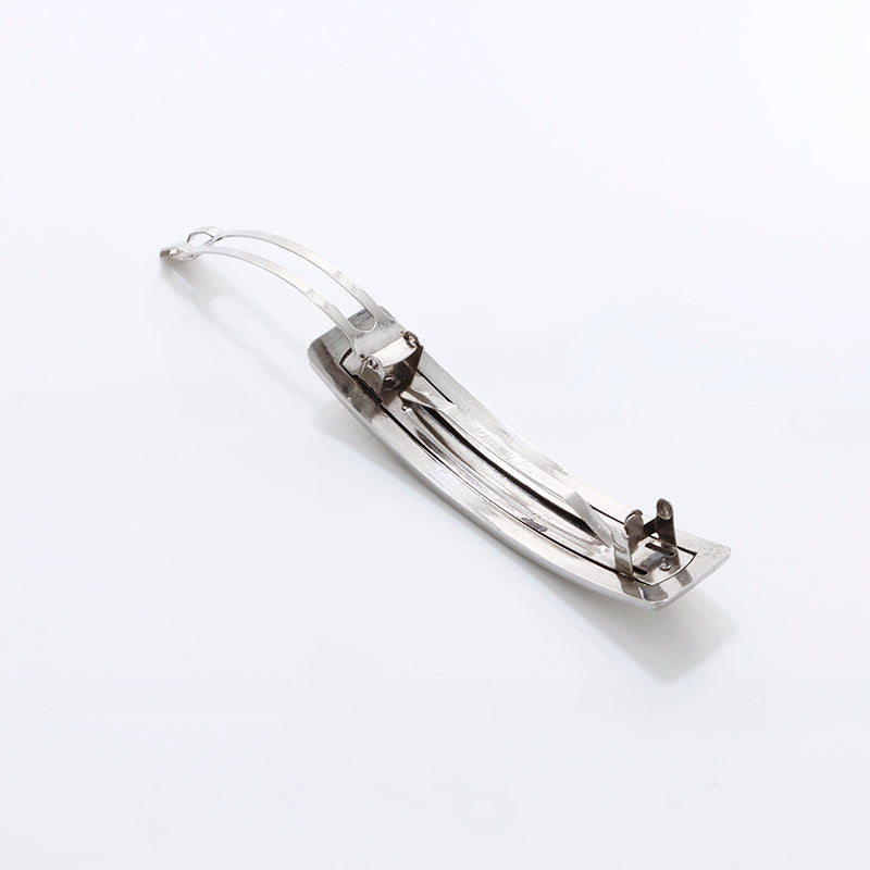 シャネル CHANEL ロゴ バレッタ シルバー WS7483 – NUIR VINTAGE