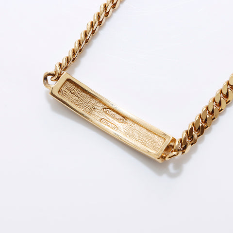 Christian Dior Bracelet Gold Black WS7495