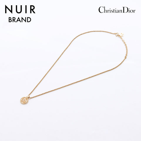 クリスチャンディオール Christian Dior ネックレス ゴールド WS7499