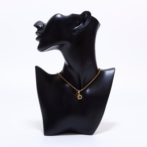 Christian Dior Rhinestone Collier Gold WS7502