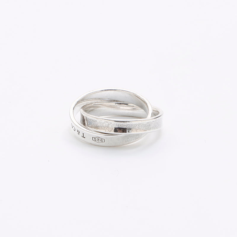 Tiffany & Co. シンプルリング 925 TR7143】Tiffany&Co. signature ring/silver925/ティファニー