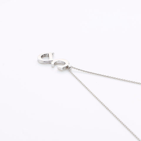 Christian Dior CD Collier Silver WS7512
