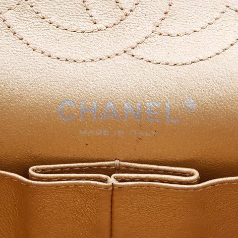 シャネル CHANEL 2.55 シルバー金具 ミニマトラッセ 14番台 ショルダーバッグ ゴールド WS7521