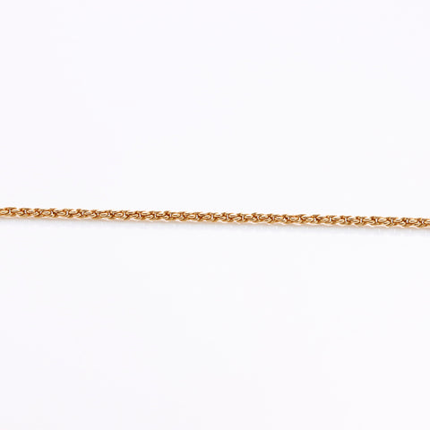 Christian Dior Logo Rhingestone Collier Gold WS7536