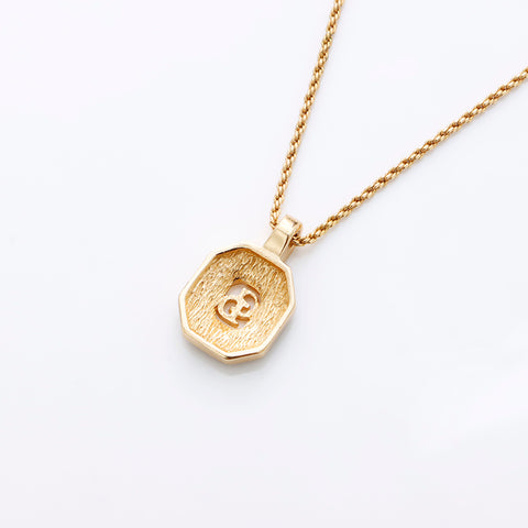 Christian Dior Logo Rhingestone Collier Gold WS7536