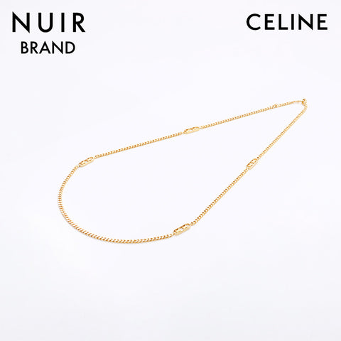 セリーヌ CELINE ロング チェーン ネックレス ゴールド WS7537