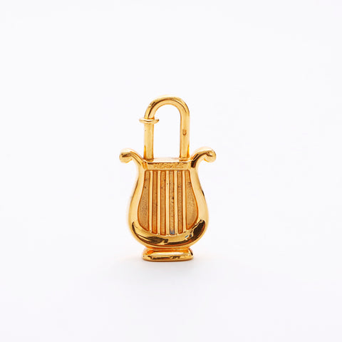 HERMES HERMES CADENA HARP CHARM GOLD WS7540