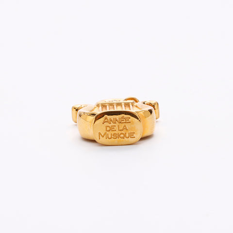 HERMES HERMES CADENA HARP CHARM GOLD WS7540