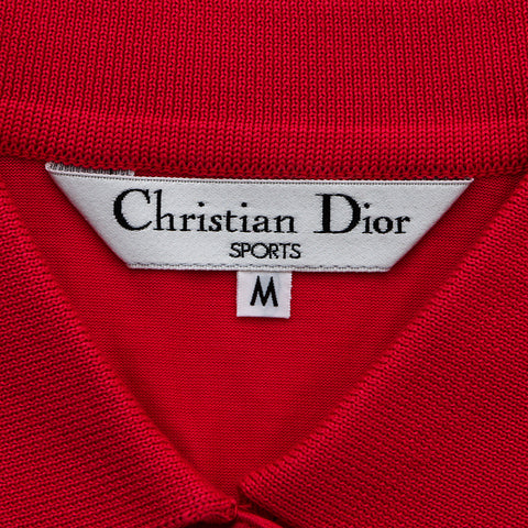 クリスチャンディオール Christian Dior スポーツ ポロシャツ Size:M タンクトップ ピンク WS7545