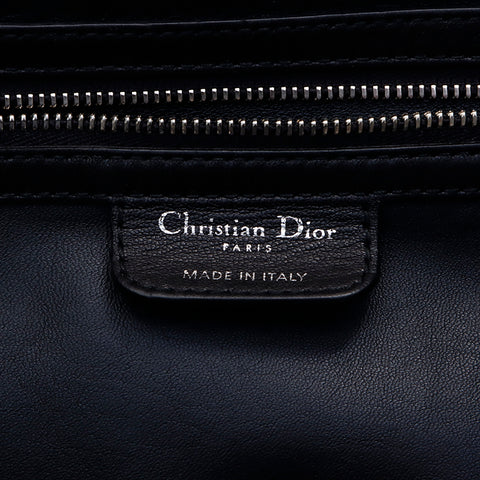 クリスチャンディオール Christian Dior カナージュチェーン トートバッグ ブラック WS7550