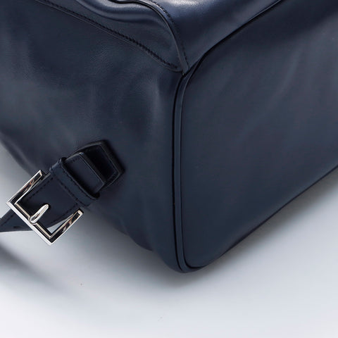 Prada Leather Backpack/Daypack海军WS7551