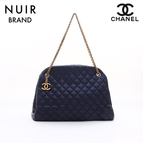 Chanel CHANEL Matelasse 2way shoulder bag navy WS7560