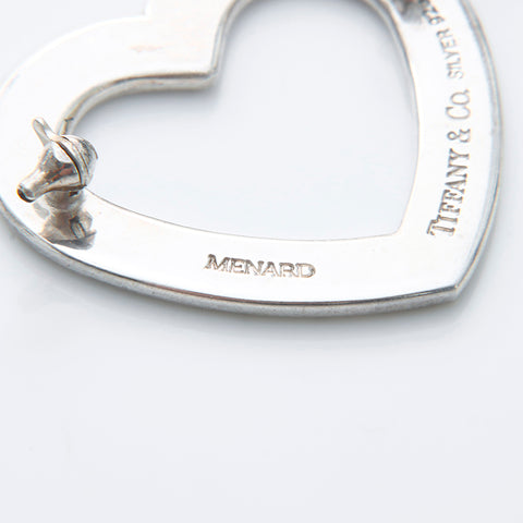 TIFFANY&Co. heart Brooch Silver WS7562