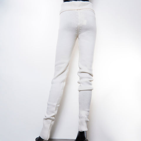 Chanel Size:38 Wool Knit Pants White WS7571