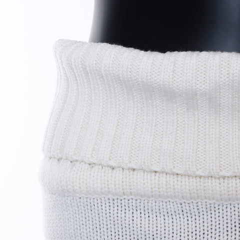 Chanel Size:38 Wool Knit Pants White WS7571