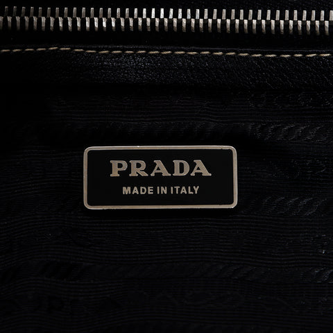 プラダ PRADA シルバー金具 ショルダーバッグ ブラック WS7573