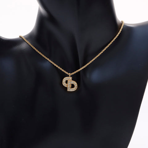 Collier de strass Dior Christian, or WS7576