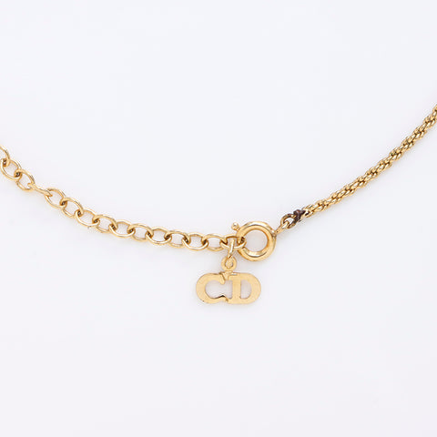 Collier de strass Dior Christian, or WS7576