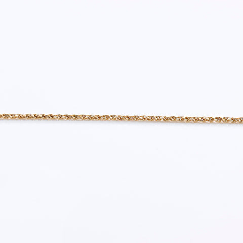 Christian Dior Rhinestone Necklace gold WS7577