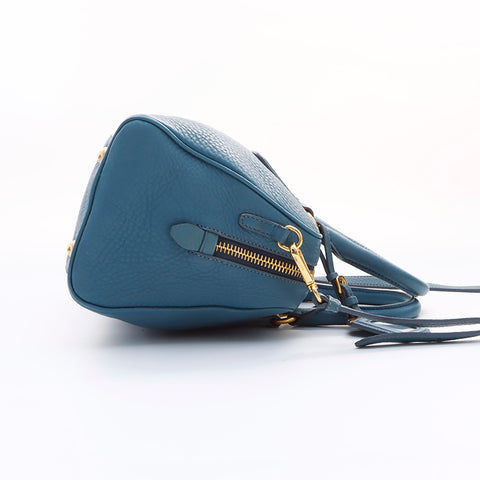 PRADA 2way Shoulder Handbag Blue WS7579