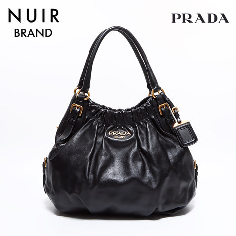 PRADA Shoulder Bag Black WS7581
