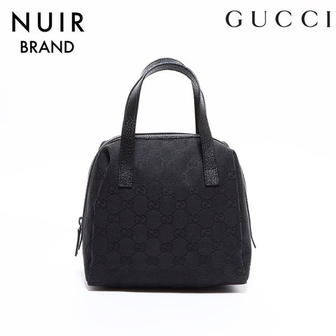 Gucci GG Canvas Mini Handbag Black WS7582