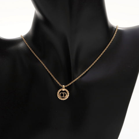 Christian Dior Logo Collier Gold WS7585