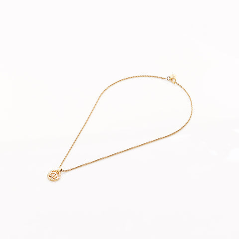 Christian Dior Logo Collier Gold WS7585