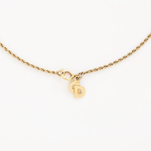 Christian Dior Logo Collier Gold WS7585