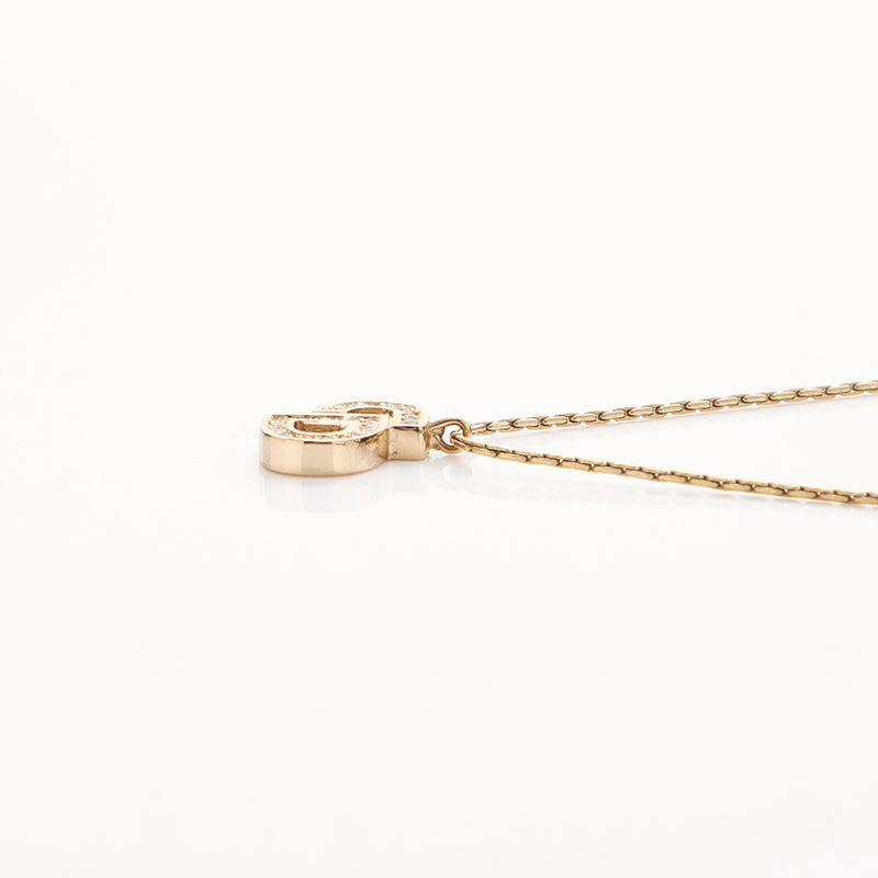 クリスチャンディオール Christian Dior ロゴ ネックレス