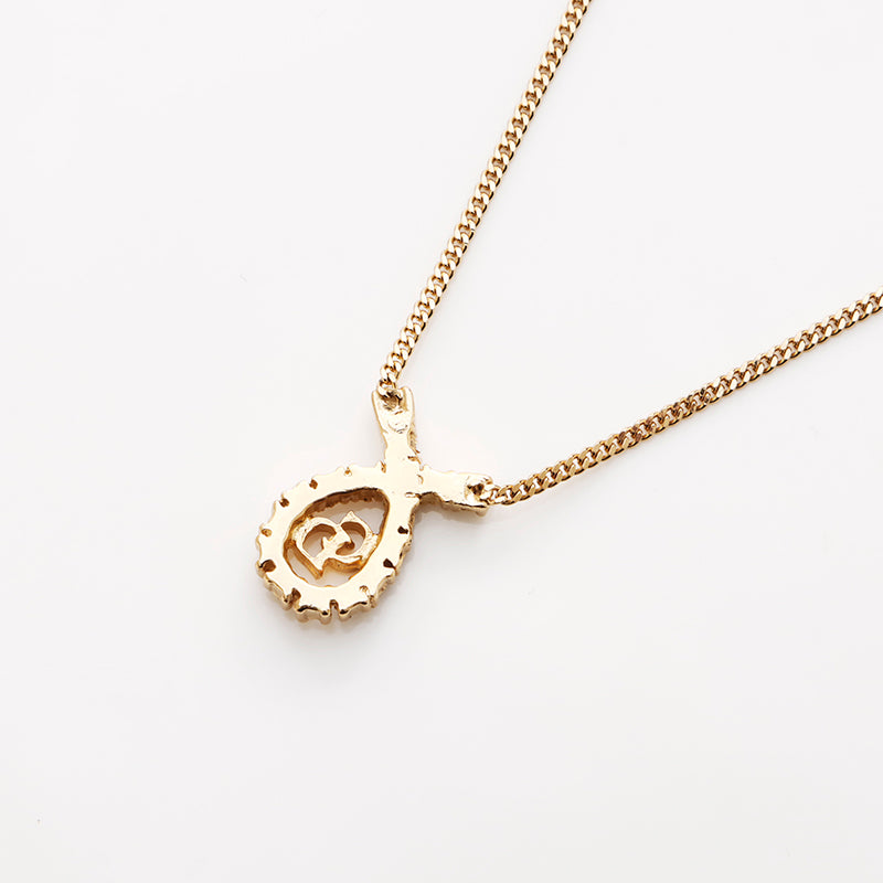 クリスチャンディオール Christian Dior ロゴ ネックレス