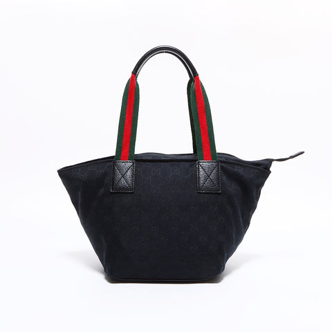 グッチ GUCCI GGキャンバス ハンドバッグ ブラック WS7593