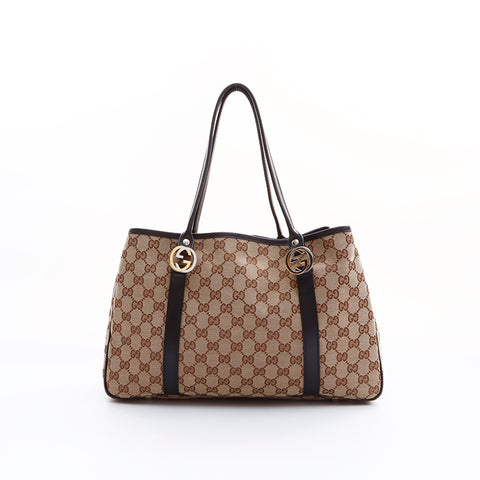 グッチ GUCCI GGキャンバス トートバッグ ベージュ WS7594